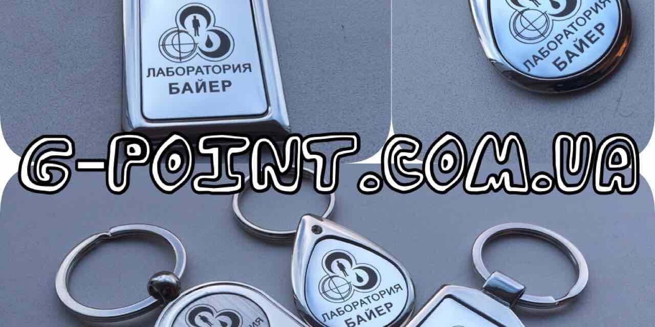 Лазерная гравировка на металлических брелоках
